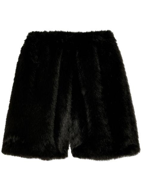 faux-fur boxing shorts by SIMONE ROCHA