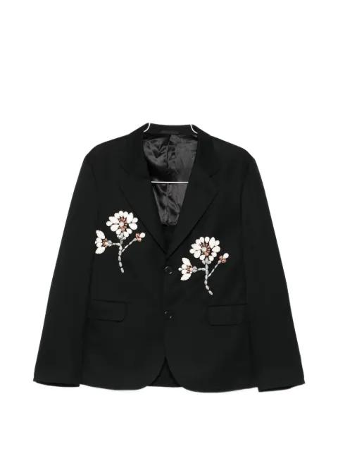 floral-appliqué blazer by SIMONE ROCHA