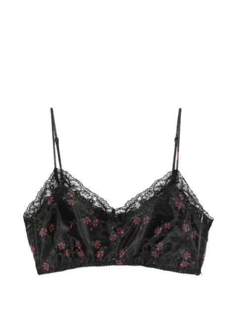 floral-lace crop top by SIMONE ROCHA