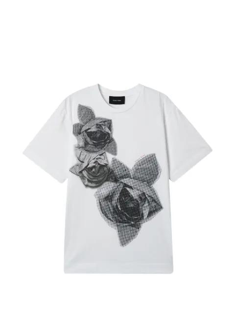 floral print T-shirt by SIMONE ROCHA