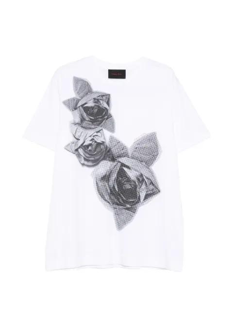 floral-print T-shirt by SIMONE ROCHA