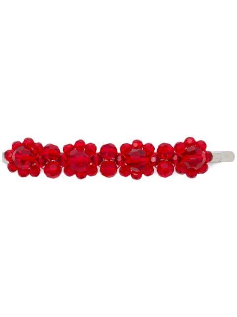 flower hair clip by SIMONE ROCHA