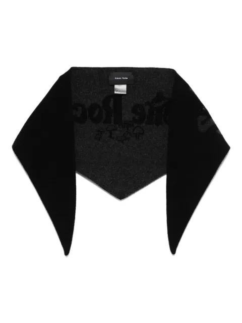 graphic-logo neckerchief by SIMONE ROCHA