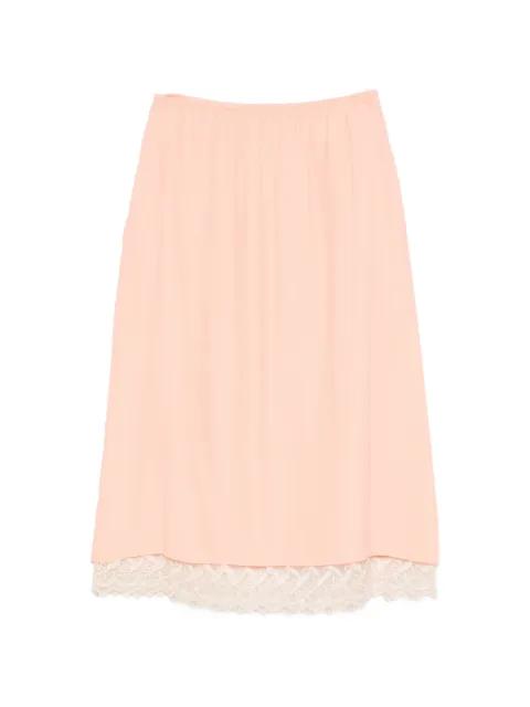 lace-trim midi skirt by SIMONE ROCHA