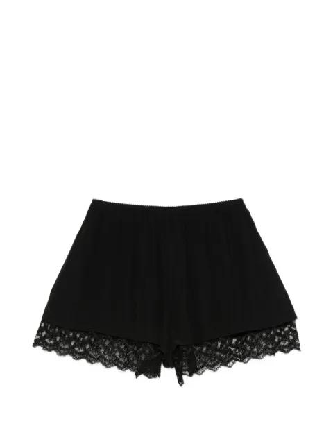 lace-trim mini shorts by SIMONE ROCHA