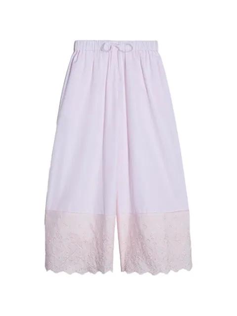 lace-trim trousers by SIMONE ROCHA