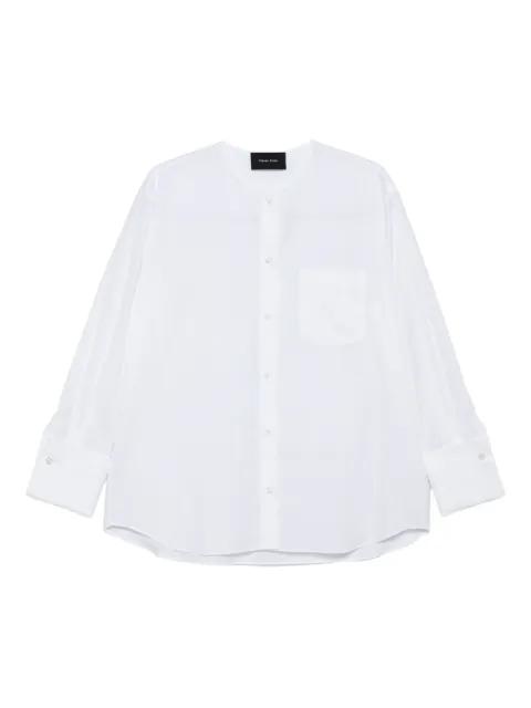 mandarin-collar pocket shirt by SIMONE ROCHA