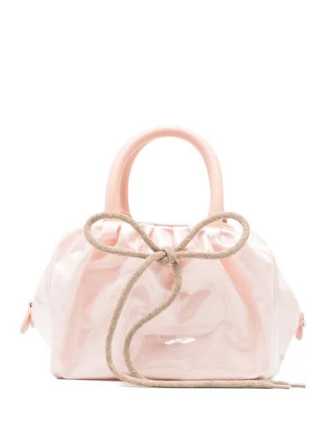 mini gathered bow tote bag by SIMONE ROCHA
