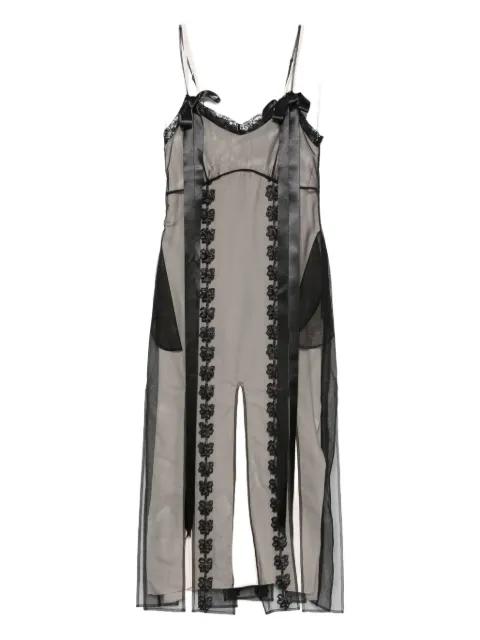 multi-split maxi dress by SIMONE ROCHA