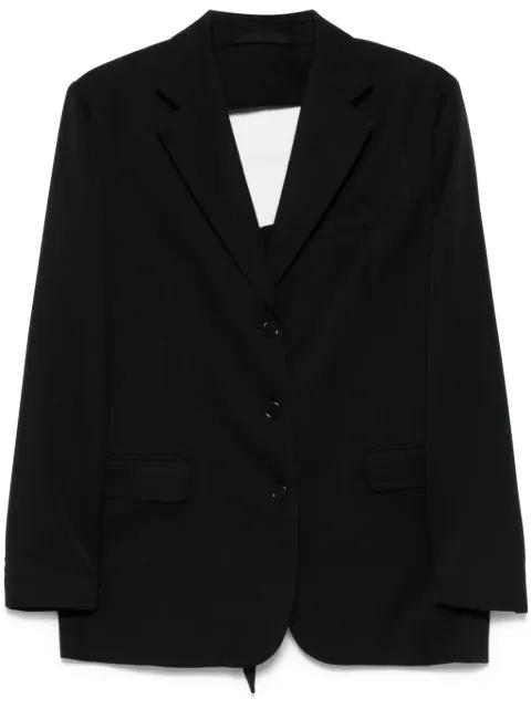 open-back bow-detail blazer by SIMONE ROCHA