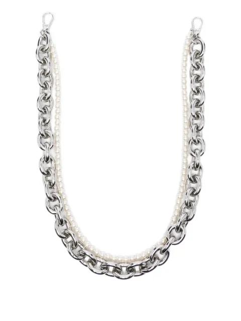 pearl-embellished bag strap by SIMONE ROCHA