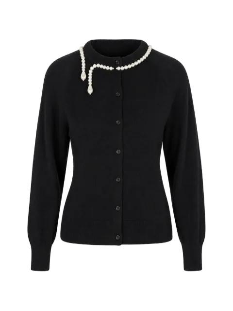 pearl-embellished cardigan by SIMONE ROCHA