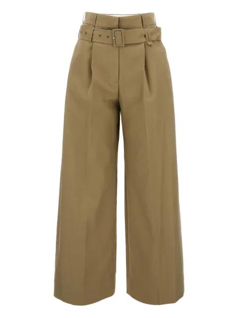 pleated-front belted trousers by SIMONE ROCHA