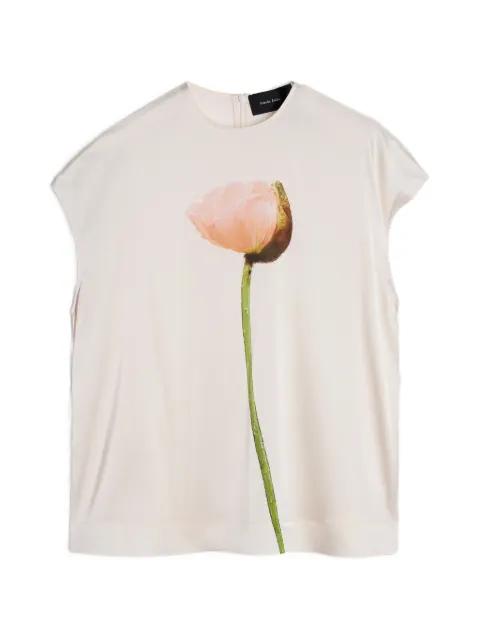poppy-print blouse by SIMONE ROCHA