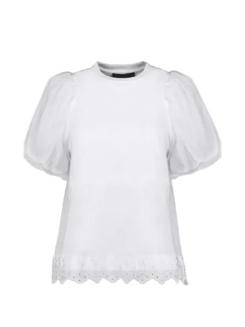 puff-sleeve lace T-shirt by SIMONE ROCHA