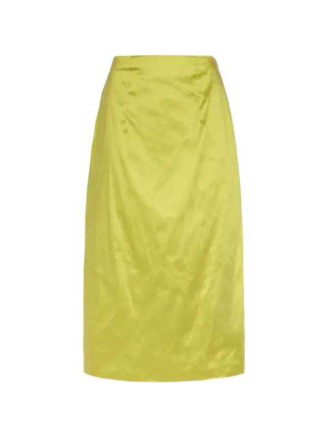 satin-finish darted skirt by SIMONE ROCHA