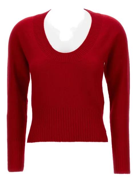 scoop-neck cashmere sweater by SIMONE ROCHA