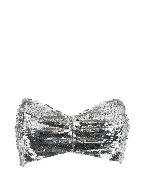 sequin bandeau top by SIMONE ROCHA
