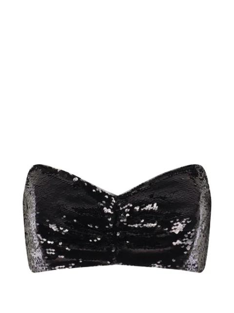 sequined strapless top by SIMONE ROCHA