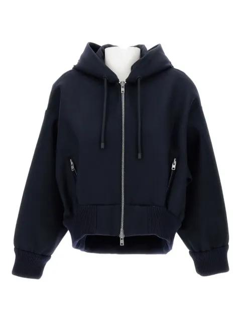 zipper closure hoodie by SIMONE ROCHA