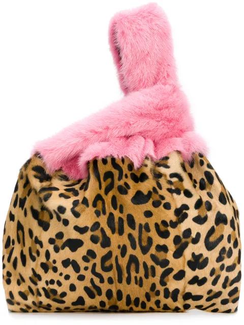 Furrissima leopard tote bag by SIMONETTA RAVIZZA