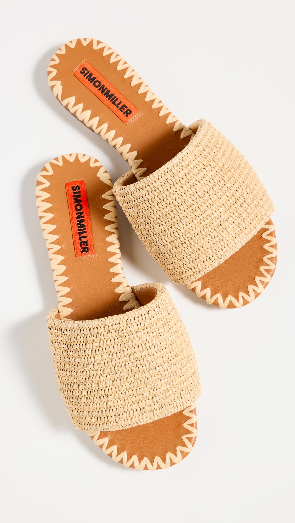 F283 Raffia Salerno Sandals by SIMONMILLER