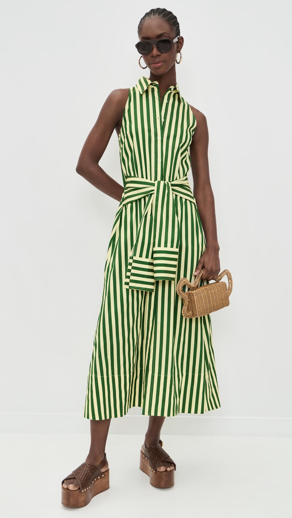 Inna Sleeveless Poplin Dress by SIMONMILLER