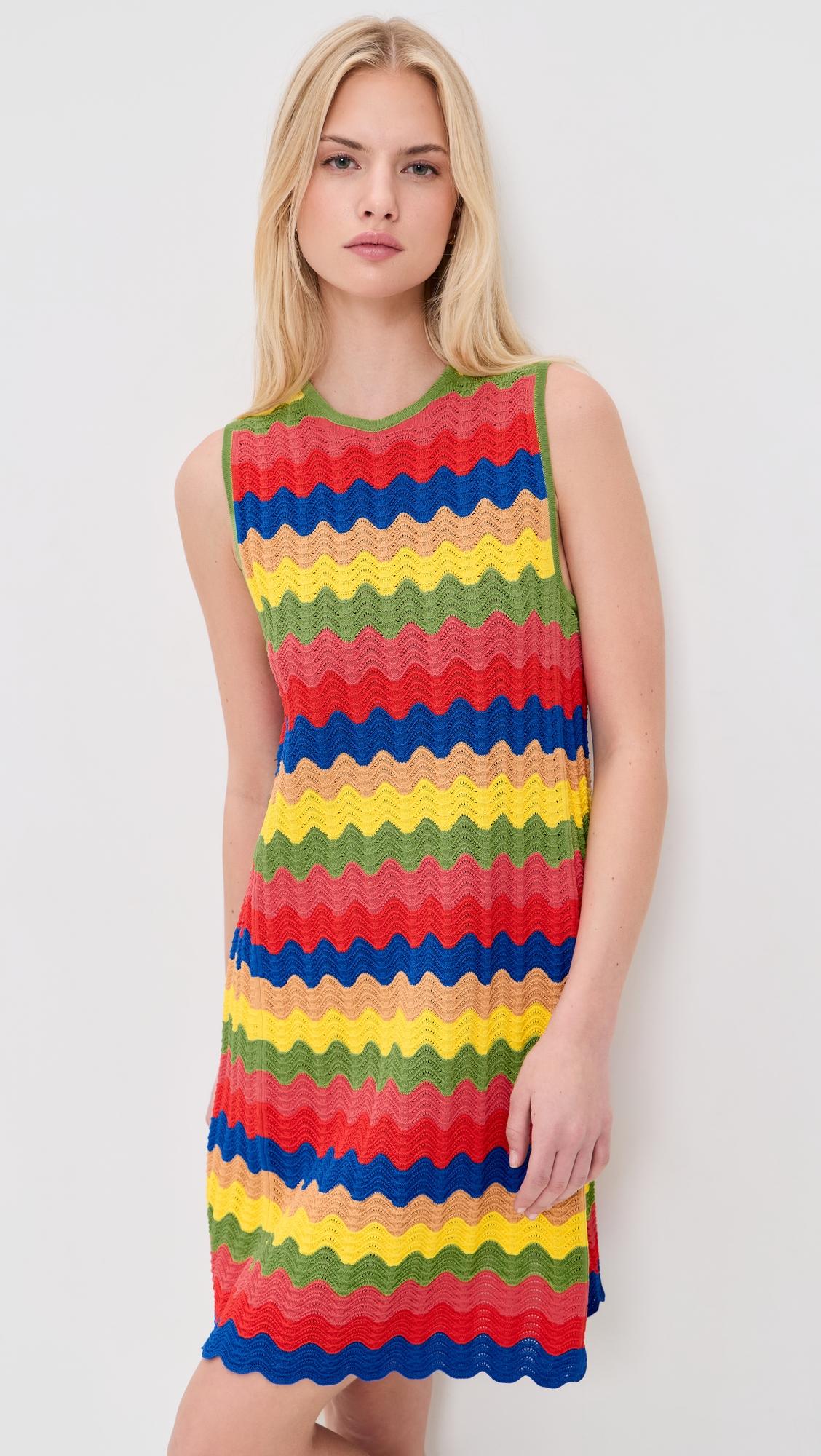 Moji Wave Mini Dress by SIMONMILLER