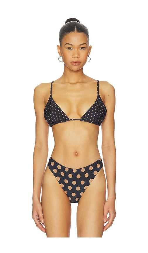 SIMONMILLER Bwai Bikini Top in Black by SIMONMILLER