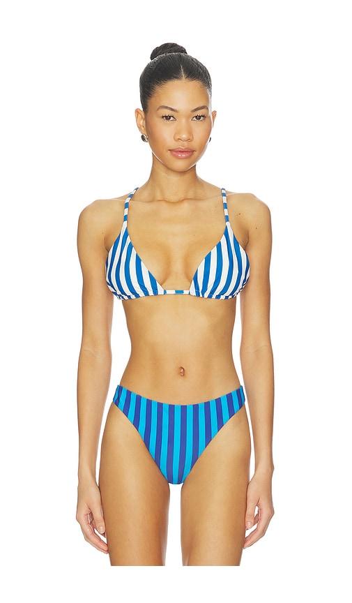 SIMONMILLER Bwai Bikini Top in Blue by SIMONMILLER