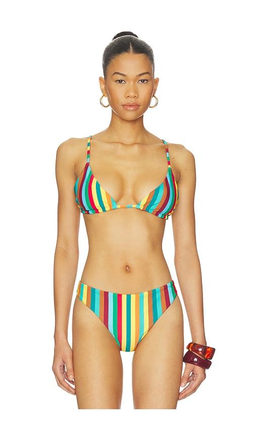 SIMONMILLER Bwai Bikini Top in Mustard by SIMONMILLER