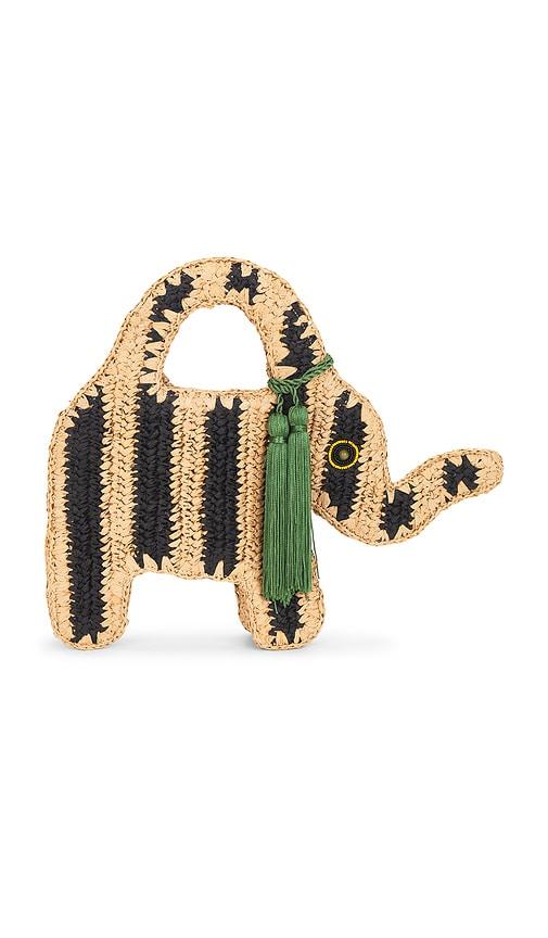 SIMONMILLER Elephant Bag in Black,Neutral by SIMONMILLER