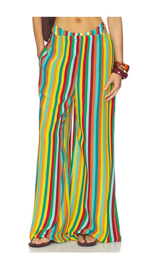 SIMONMILLER Nella Crepe Wide Leg Pant in Green by SIMONMILLER