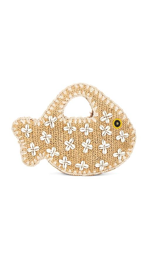 SIMONMILLER Puka Fish Bag in Neutral by SIMONMILLER