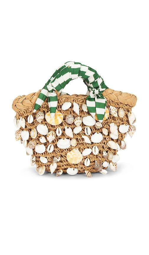 SIMONMILLER Shelly Bag in Green,Neutral by SIMONMILLER