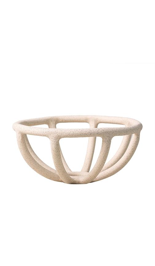 SIN Prong Medium Bowl in Cream by SIN