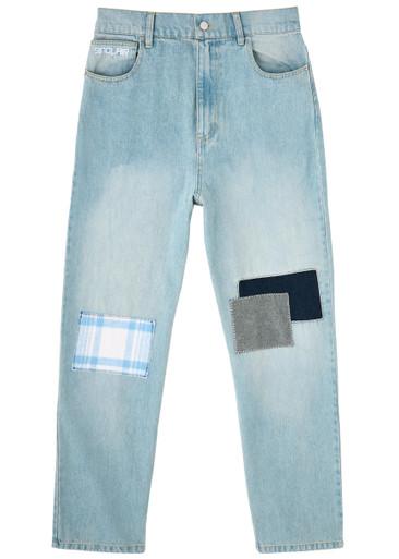Country appliquéd straight-leg jeans by SINCLAIR