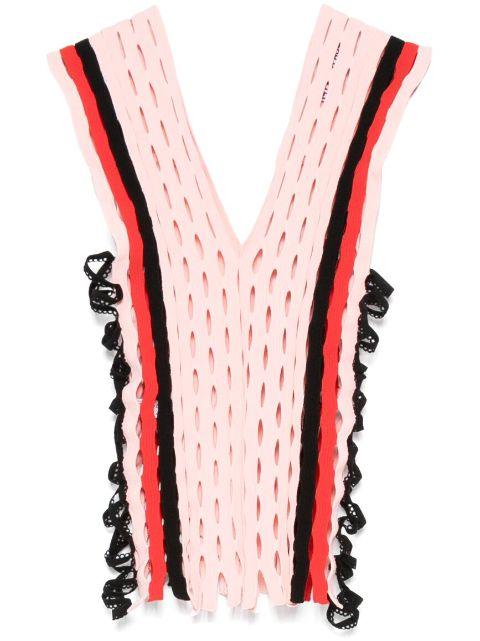 Squiggle knitted top by SINEAD O'DWYER