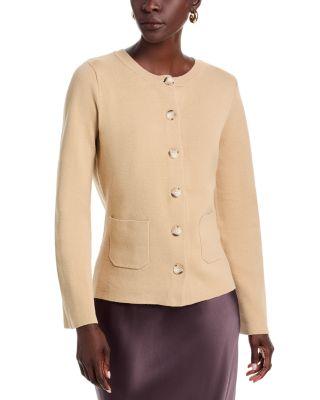 Cotton Flare Sleeve Cardigan by SINGLE THREAD