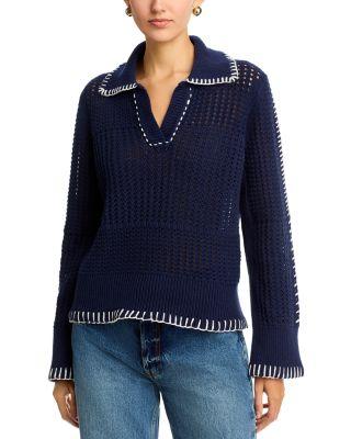 Open Stitch Sweater by SINGLE THREAD