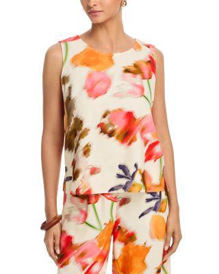 Printed Sleeveless Top by SINGLE THREAD