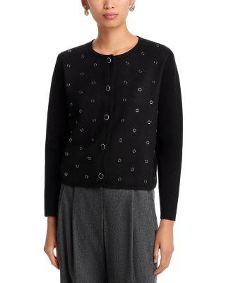 Grommet Mixed Media Jacket by SIONI