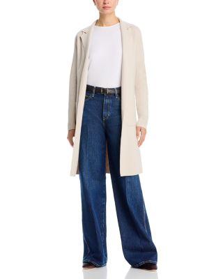 Knit Belted Cardigan Sweater by SIONI