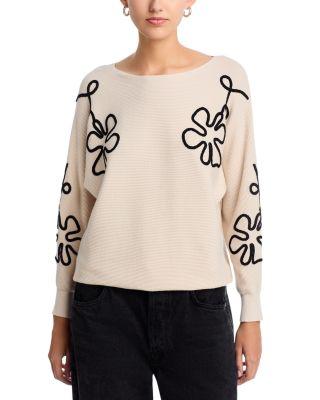 Soutache Crewneck Sweater by SIONI