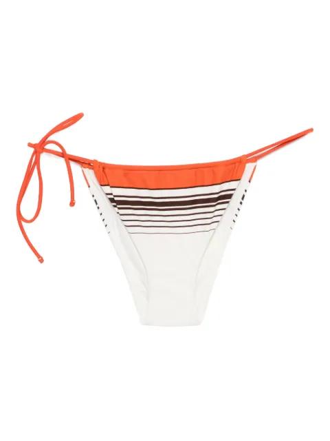 Destino striped-pattern bikini bottom by SIR THE LABEL