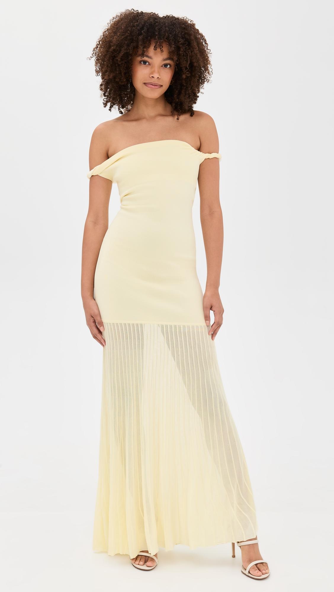 Elia Off Shoulder Twist Dress by SIR THE LABEL