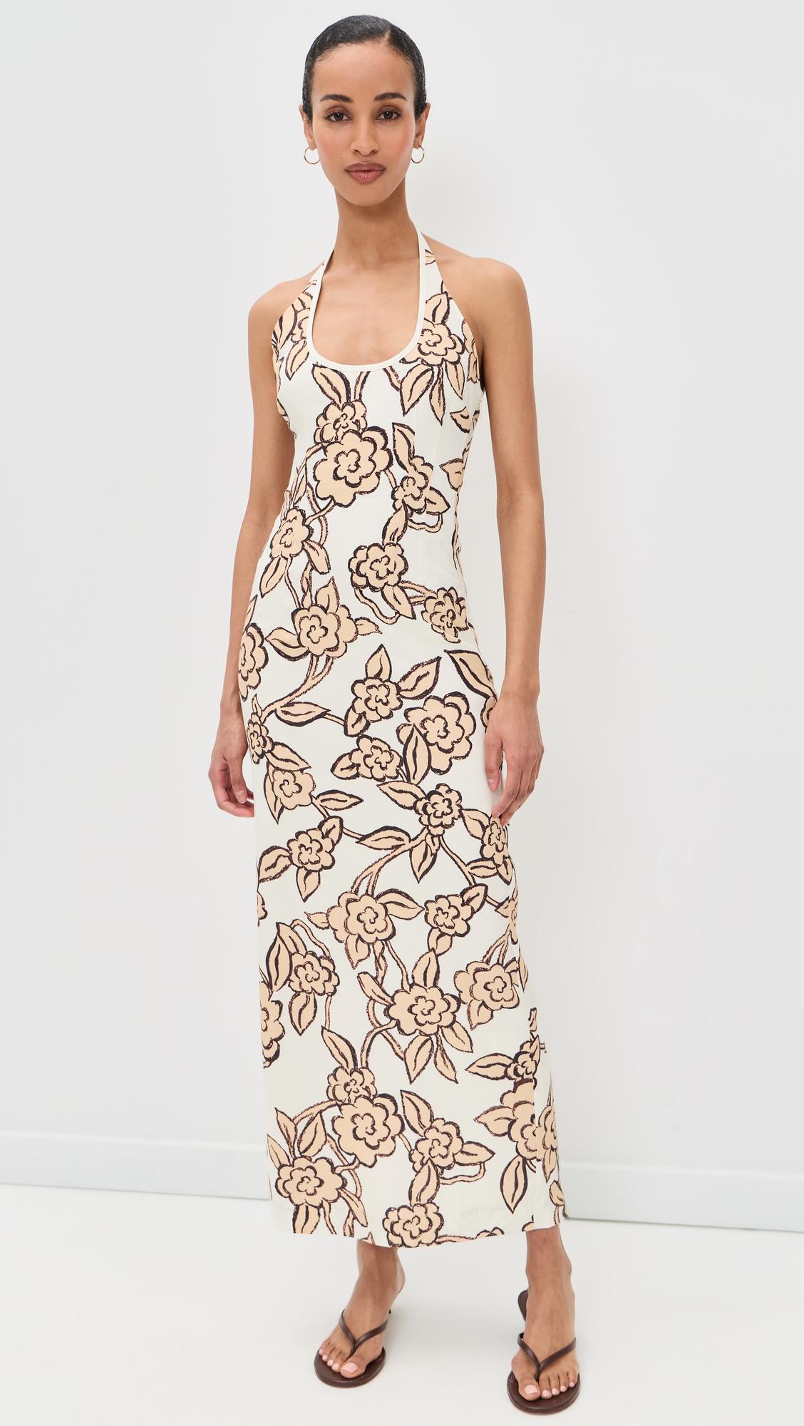 Elodie Halter Midi Dress by SIR THE LABEL