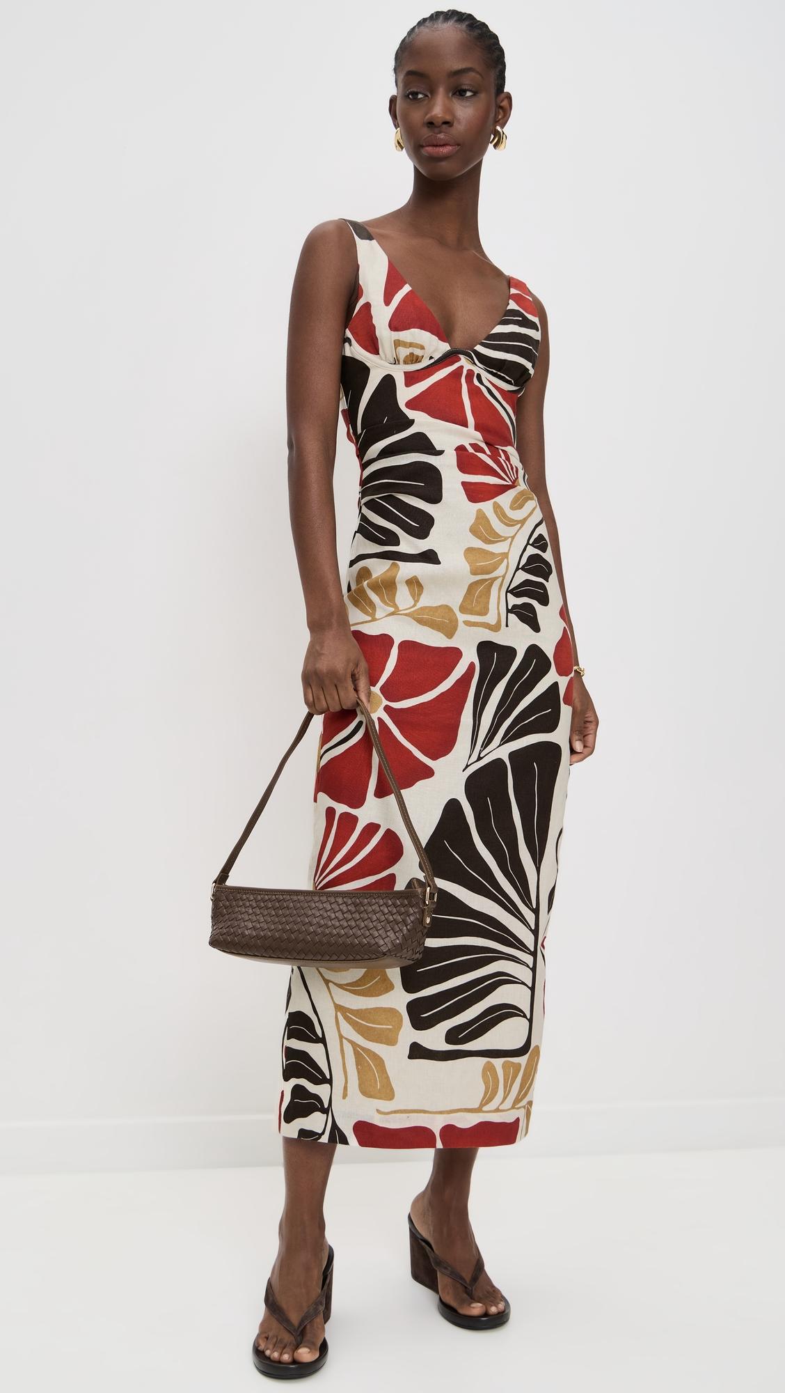 Julietta Balconette Midi Dress by SIR THE LABEL
