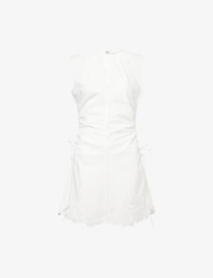 Klara Ruched Cotton Mini Dress by SIR THE LABEL
