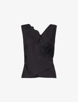 Klara Wrap-Round Cotton Top by SIR THE LABEL